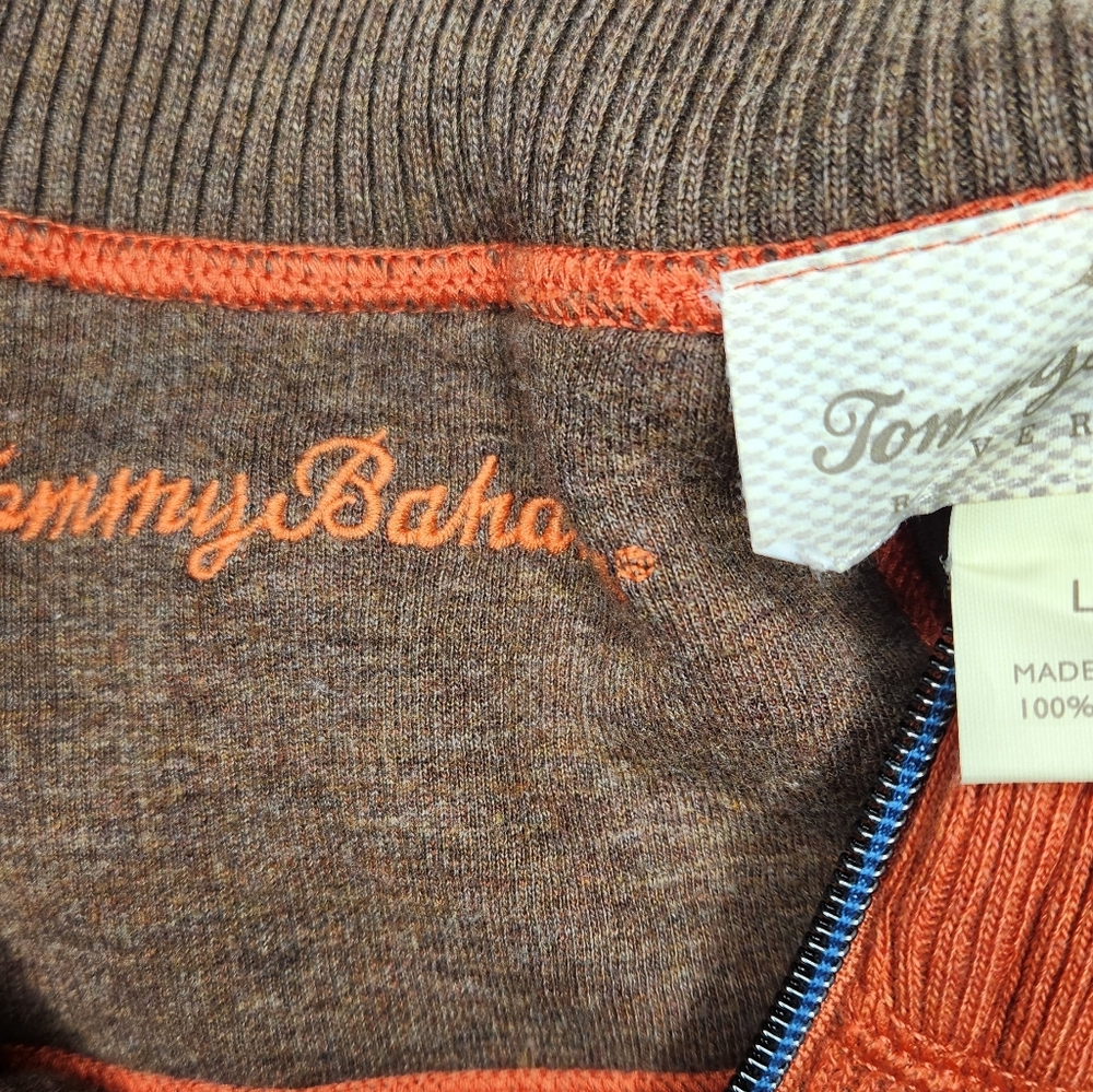 Tommy Bahama 1/4 Zip Marlin Pullover L - Picture 3 of 3